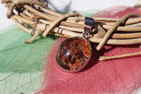 Pendentif en Quartz lodolite