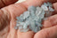 AIGUE MARINE perles chips / baroques