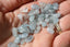 AIGUE MARINE perles chips / baroques