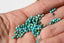 TURQUOISE perles FACETTES 3 mm