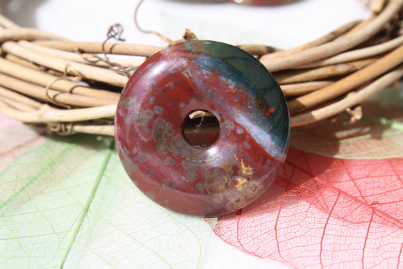 Pendentif en JASPE ORBICULAIRE