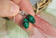 Boucles d'oreilles MALACHITE
