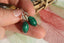 Boucles d'oreilles MALACHITE