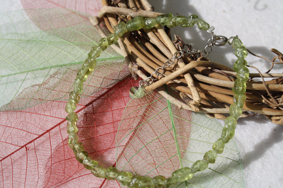 Bracelet en PERIDOT Nuggets