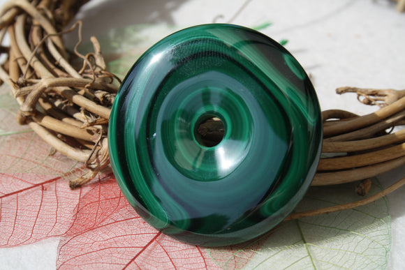 Pendentif en MALACHITE
