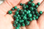 MALACHITE perles de 6 et 8 mm