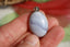 Pendentif en AGATE BLEUE