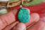 Pendentif en TURQUOISE