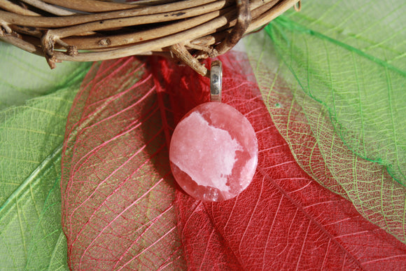 Pendentif en Rhodochrosite