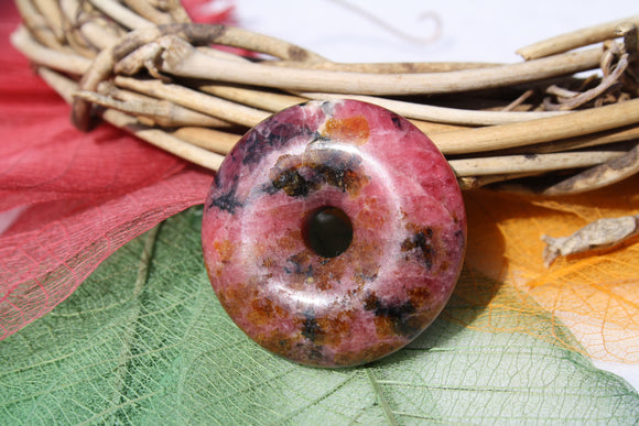 Pendentif en Rhodonite