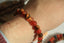 Bracelet d'automne, Agate rubanée et oeil de tigre