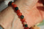 Bracelet d'automne, Agate rubanée et agate mousse