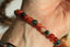 Bracelet d'automne, Agate rubanée et agate mousse