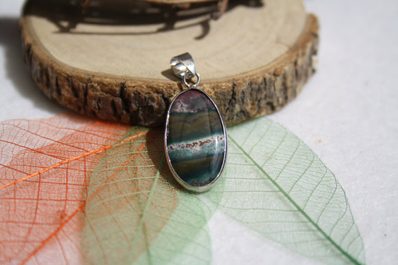 Pendentif en JASPE ORBICULAIRE