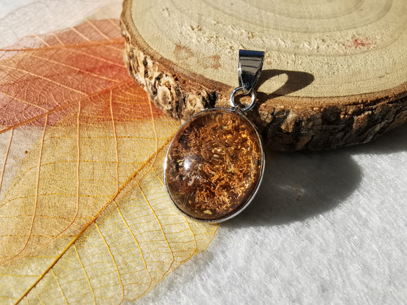 Pendentif en Quartz lodolite