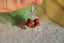 Boucles d'oreilles JASPE ROUGE