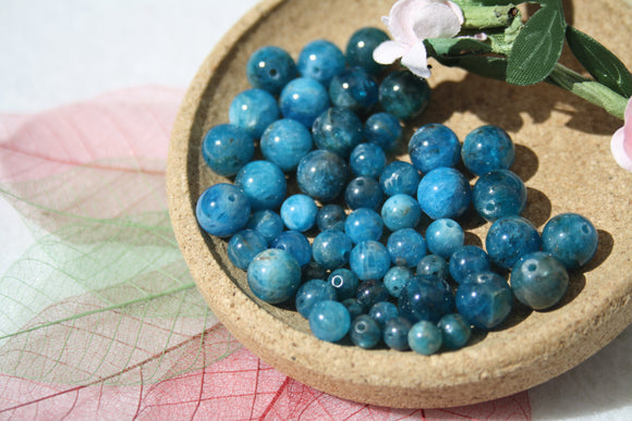 APATITE perles en 3.9, 5.5 et 8 mm