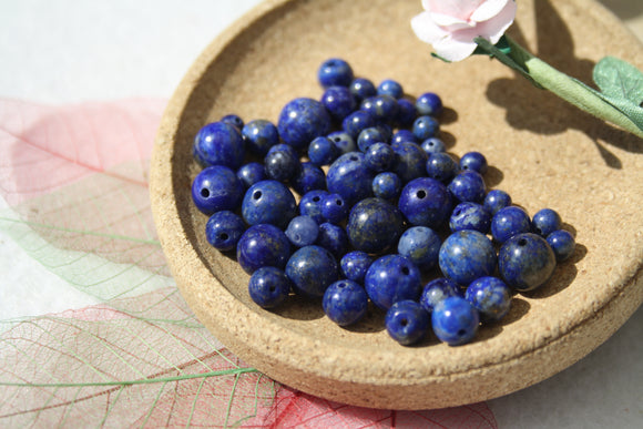 LAPIS LAZULI perles de 4, 6 et 8 mm