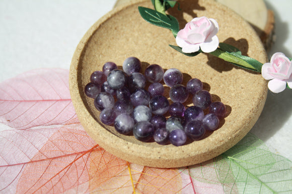 AMETHYSTE CHEVRON perles de 6 et 8 mm