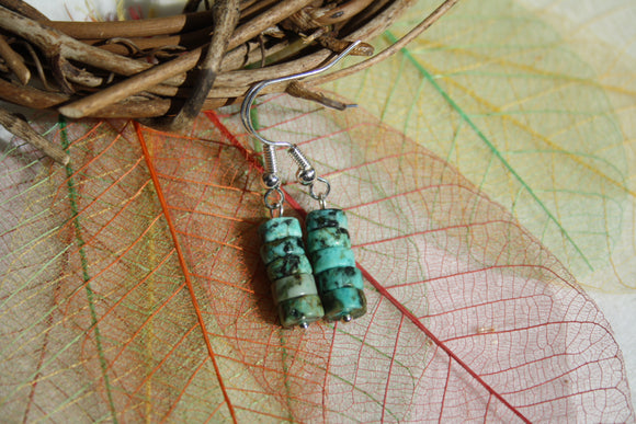 Boucles d'oreilles TURQUOISE
