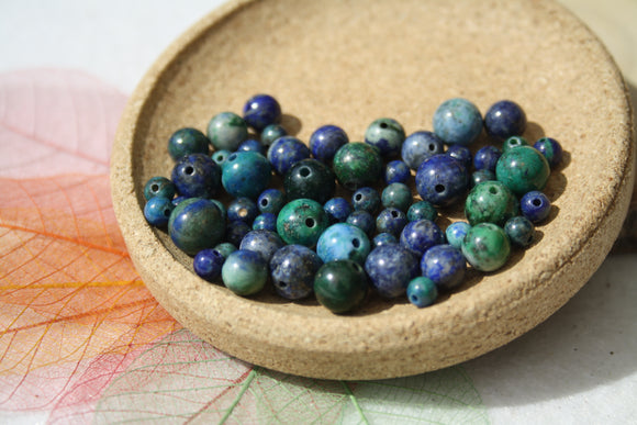 AZURITE MALACHITE 4, 6 et 8 mm