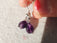 Boucles en AMETHYSTE