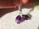 Boucles en AMETHYSTE